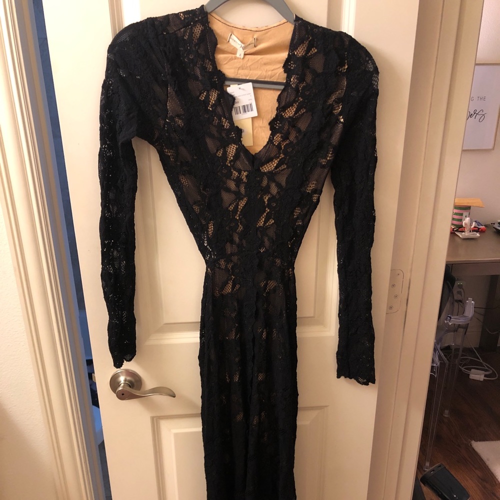 Nightcap wisteria cutout gown